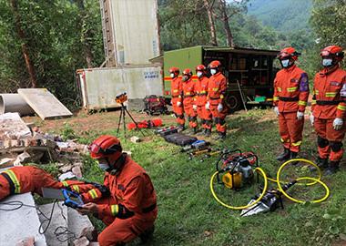 365bet消防助力某森林消防“红色使命·2021”综合救援活动!